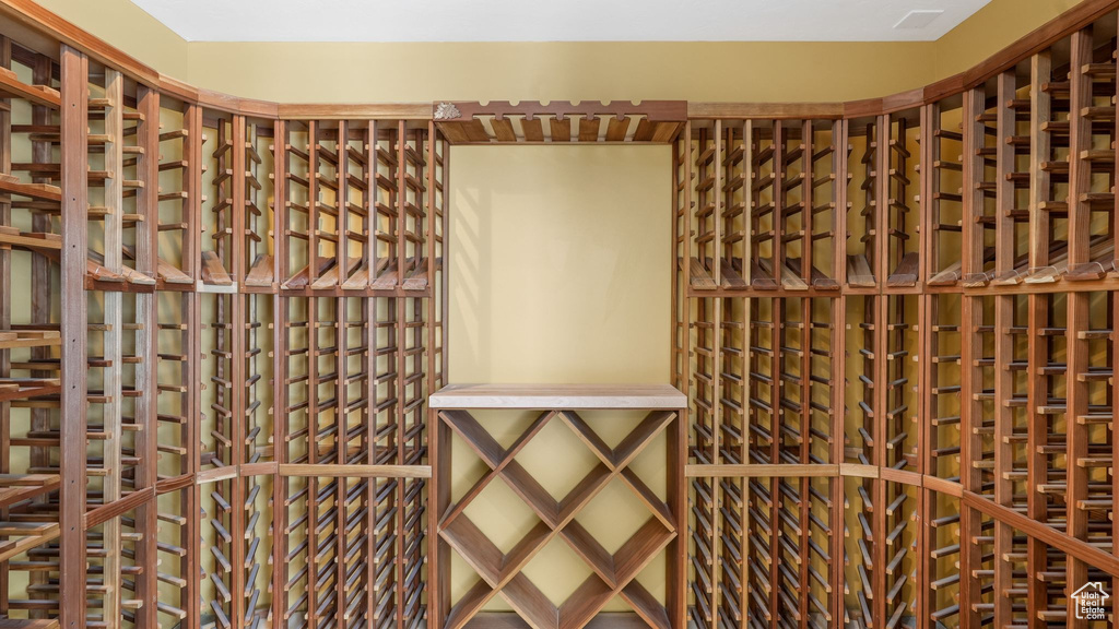 View of wine cellar