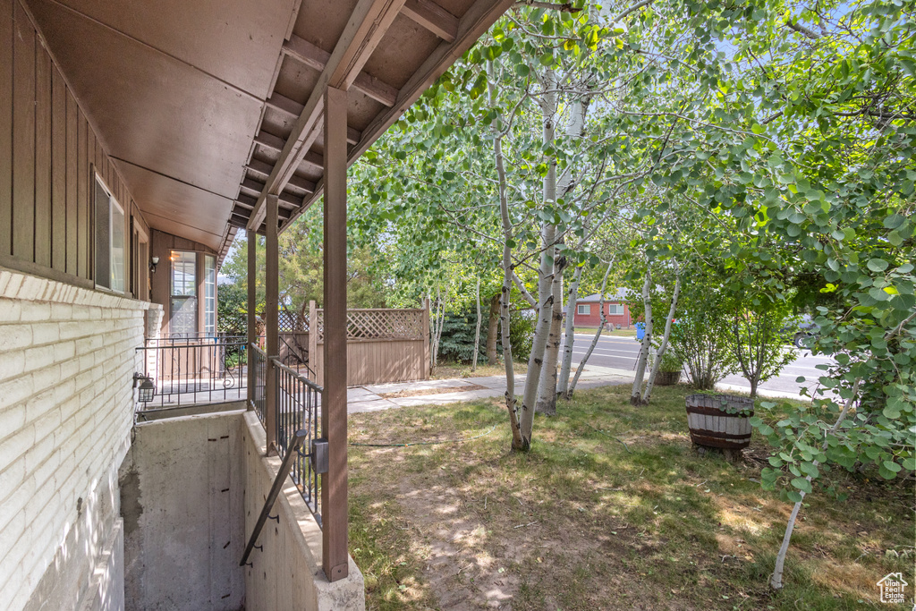 View of yard