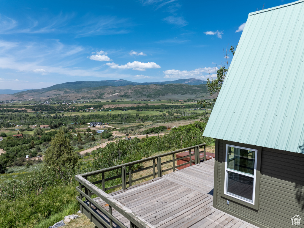View of mountain backdrop