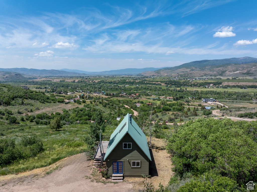 View of mountain backdrop