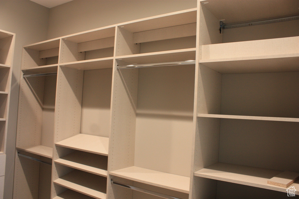 View of spacious closet