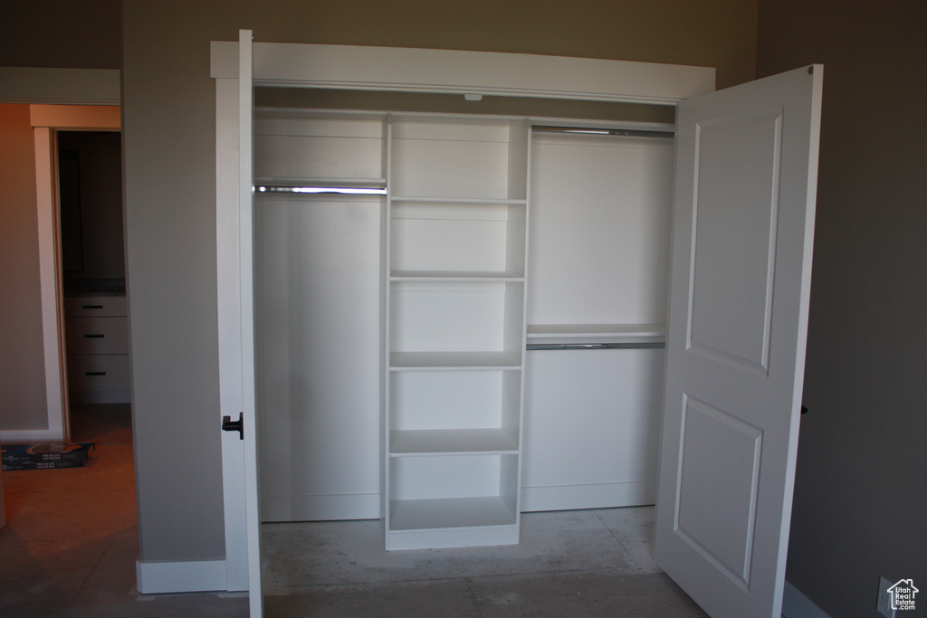 View of closet
