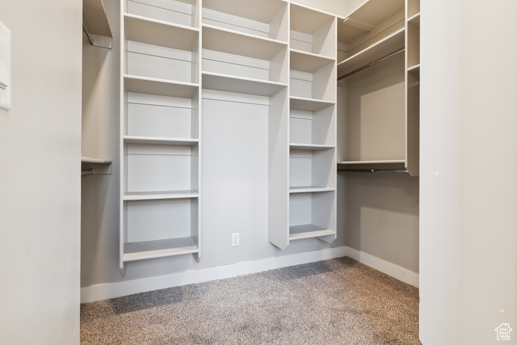 View of spacious closet
