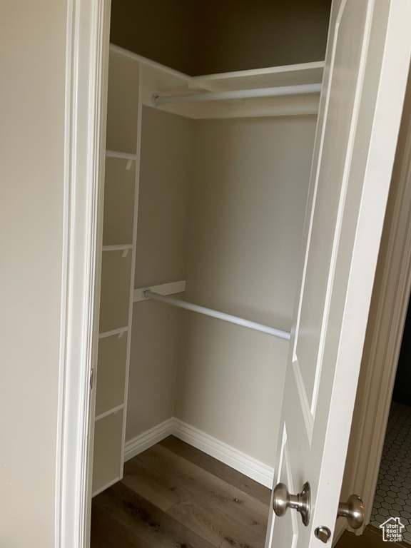 View of closet