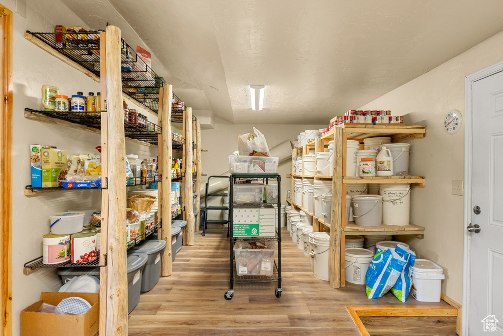 View of storage room