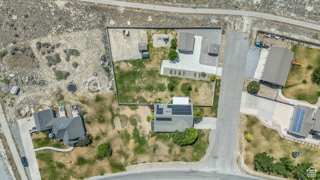 Aerial view of property's location