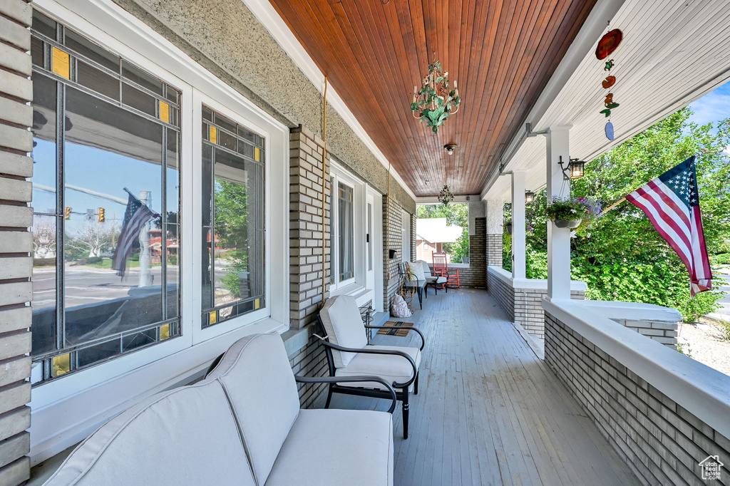 View of porch