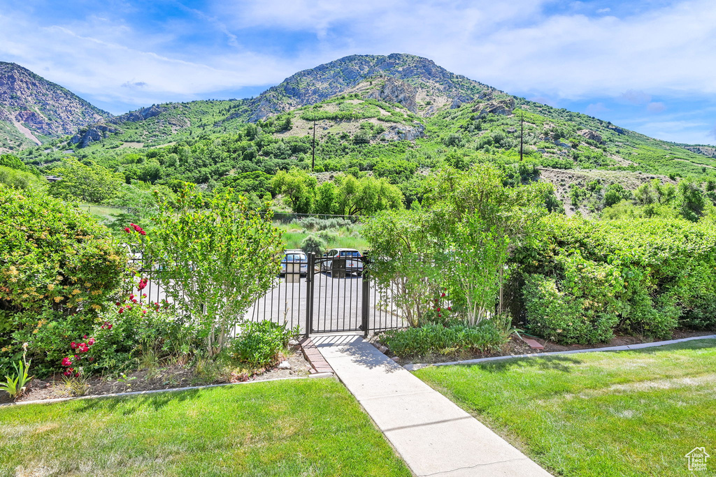 View of mountain backdrop