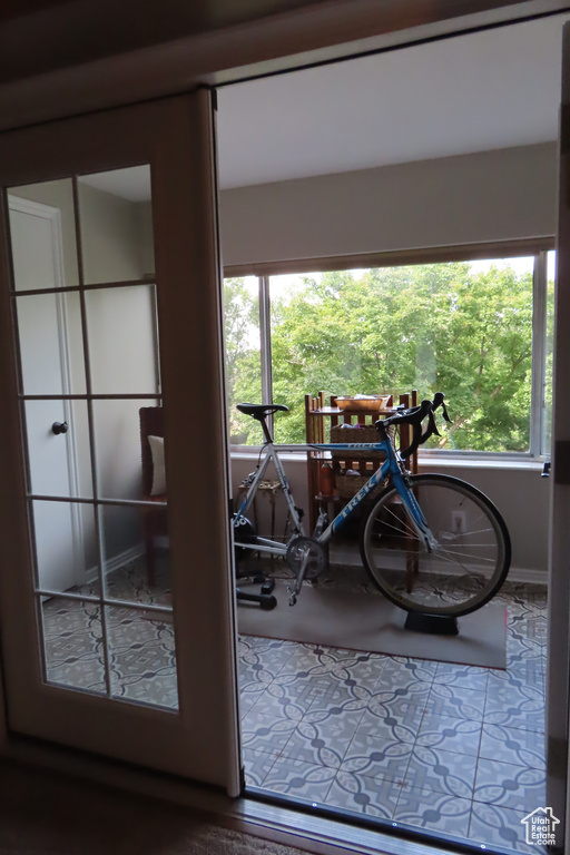 Doorway with plenty of natural light
