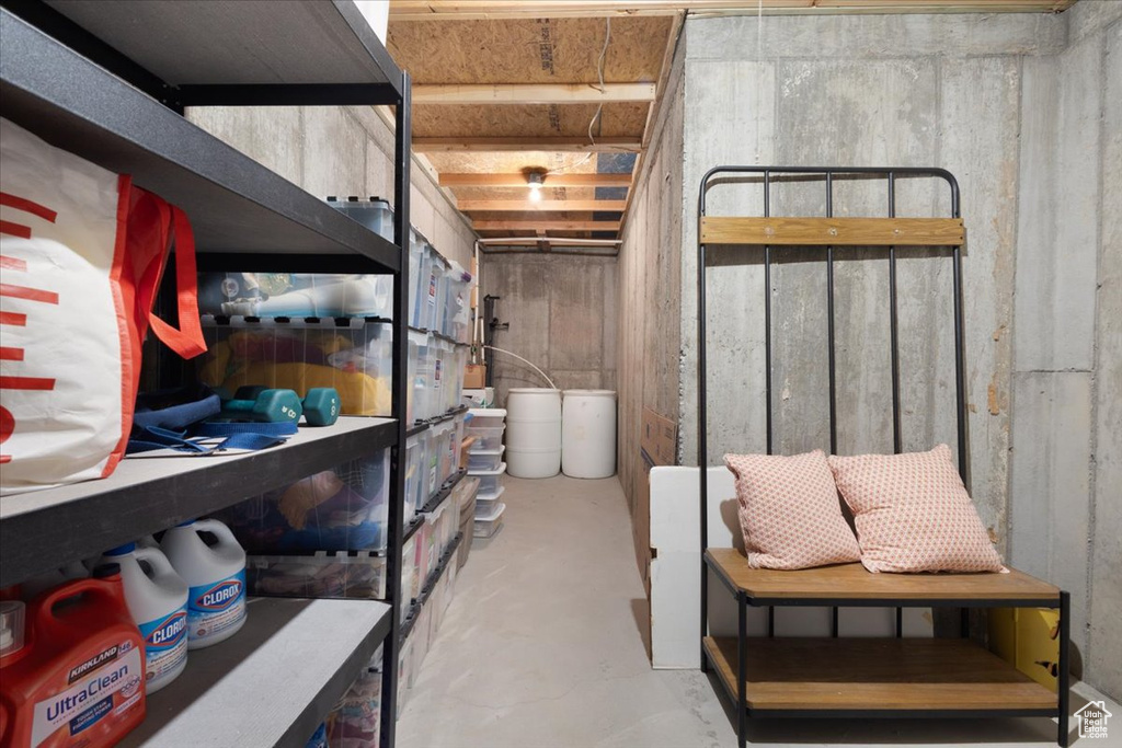 View of storage