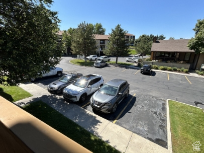 View of uncovered parking lot