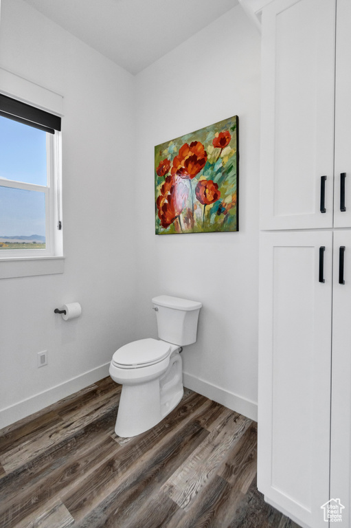 Bathroom featuring wood finished floors
