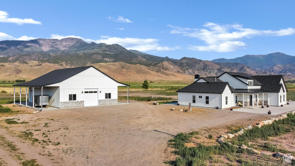 View of mountain backdrop