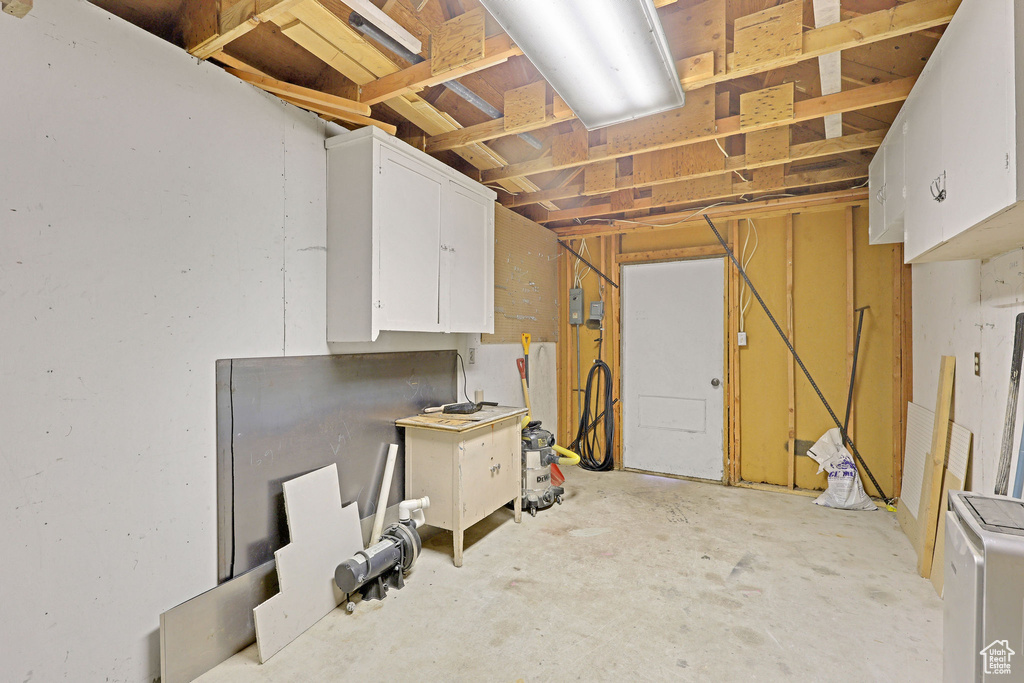 View of basement