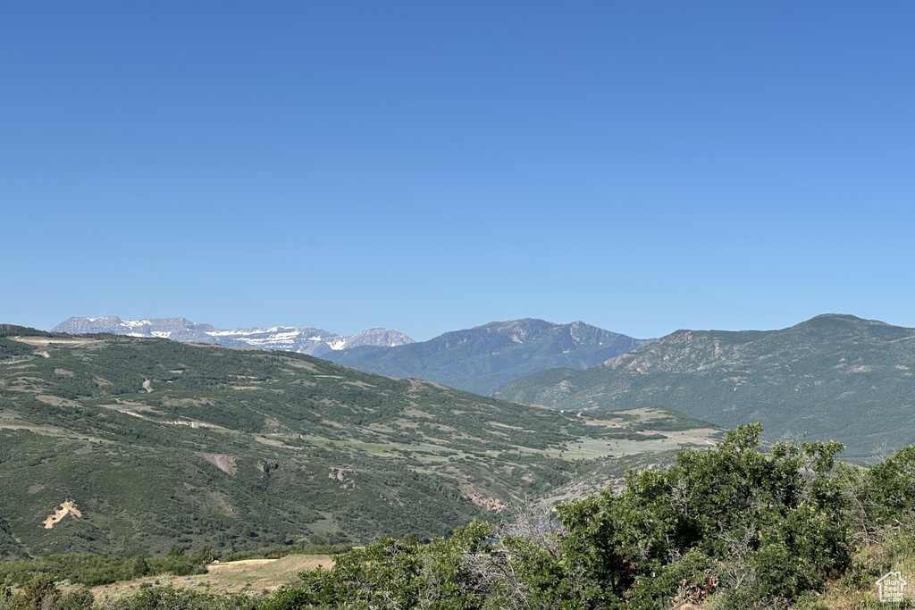 View of mountain backdrop