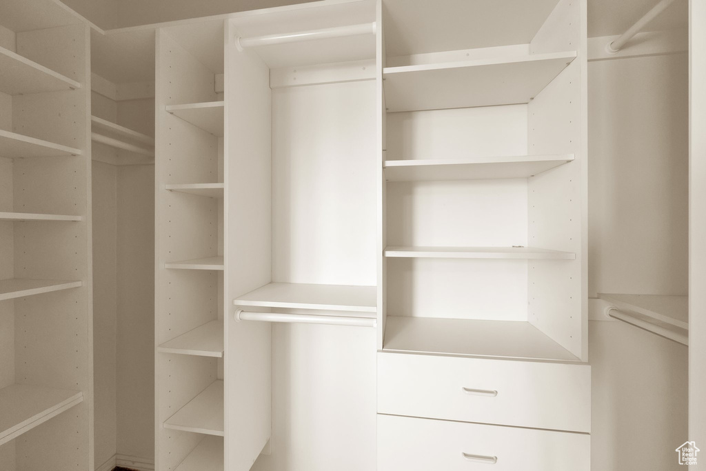 View of spacious closet