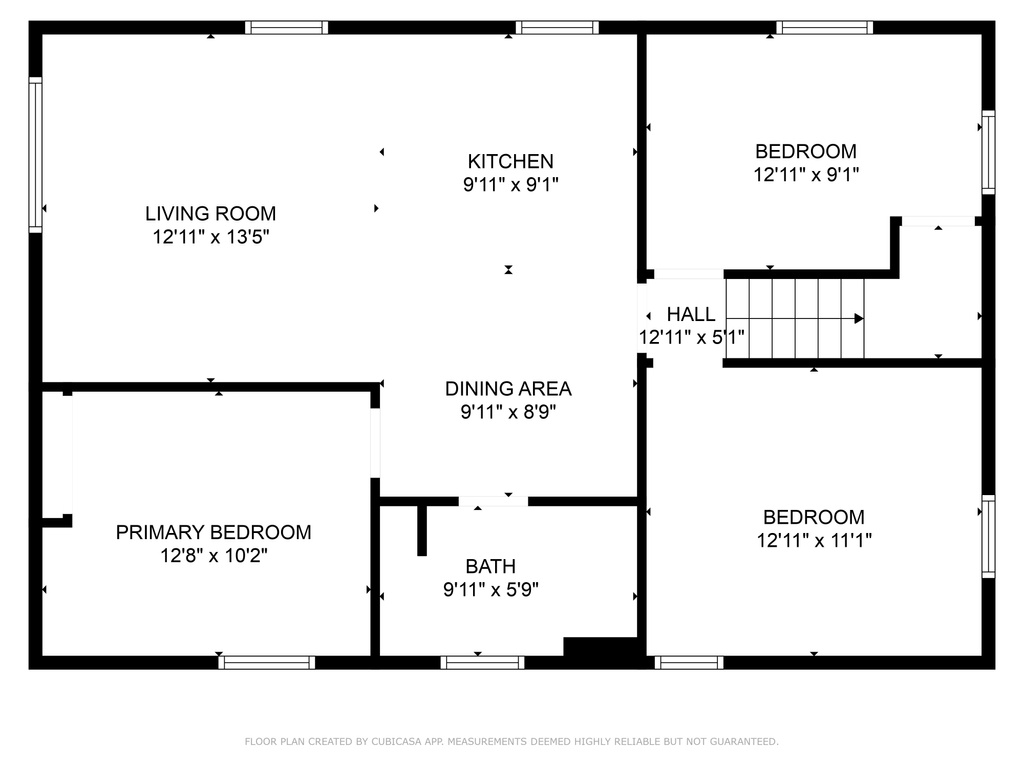 View of room layout