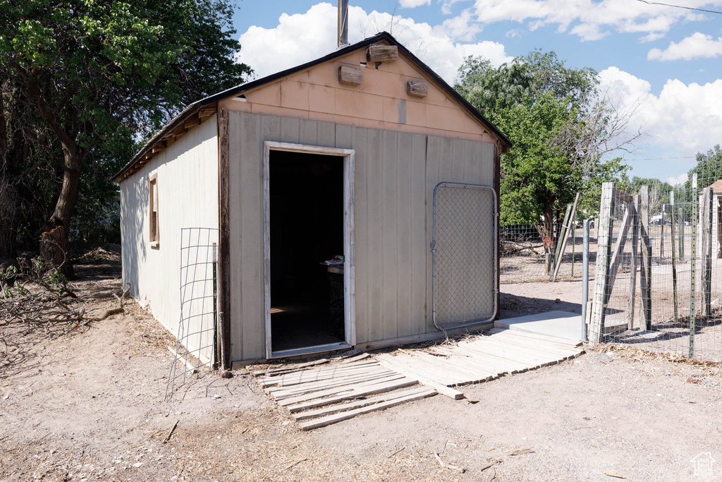 View of shed