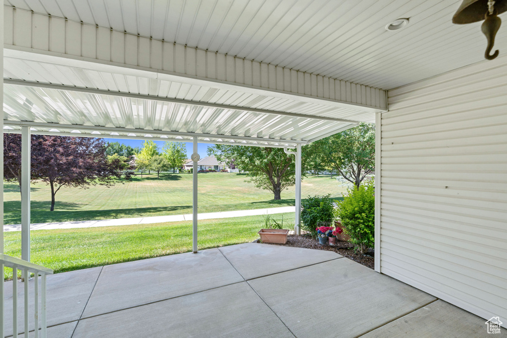 View of patio