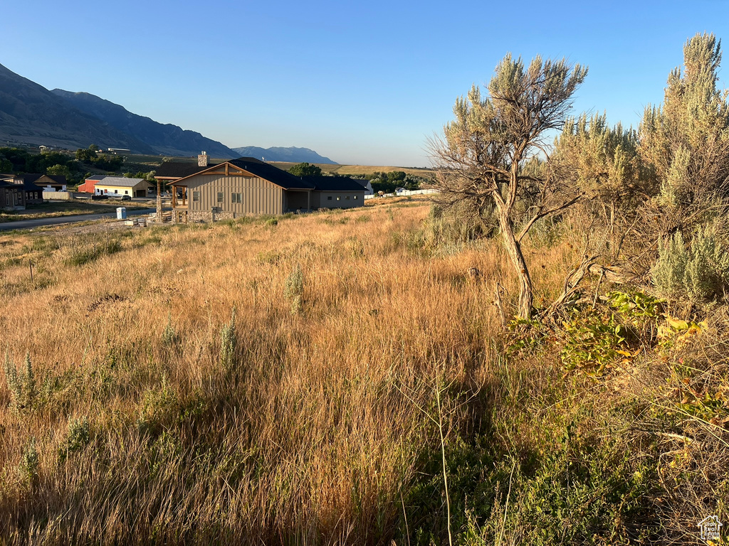 View of mountain backdrop