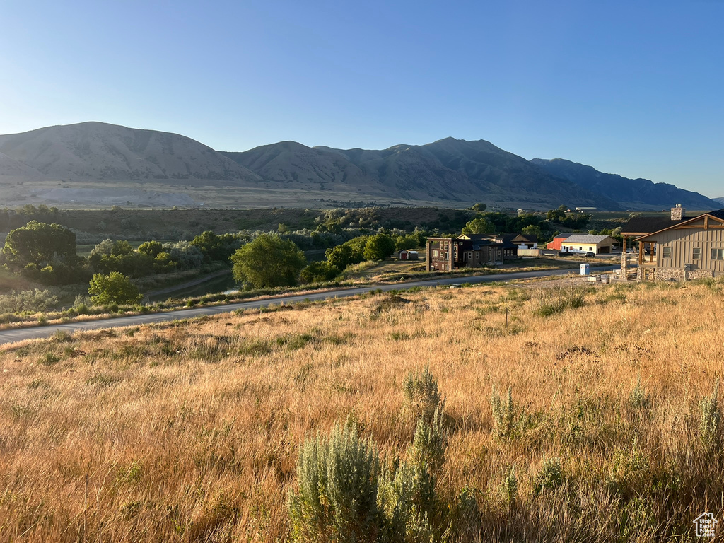 View of mountain backdrop