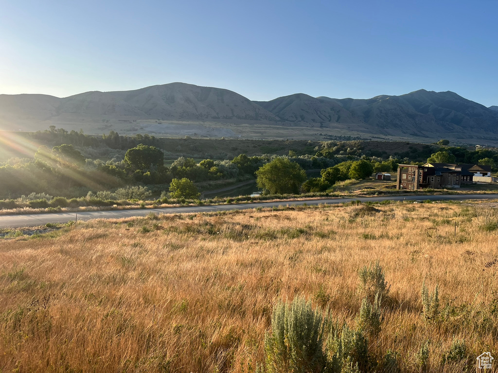 View of mountain backdrop