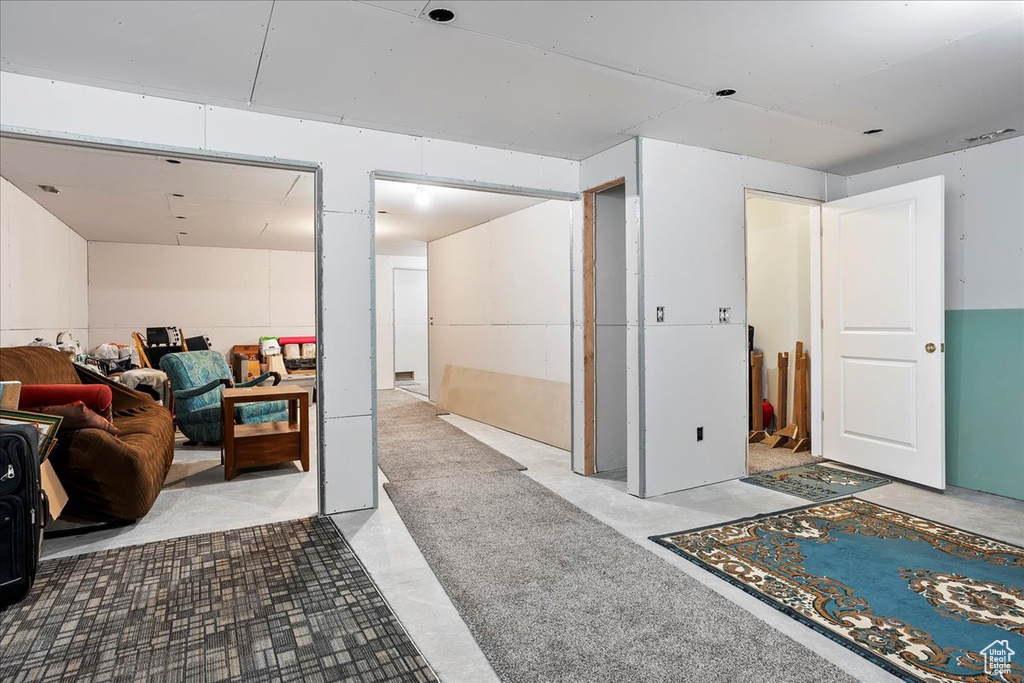 View of basement