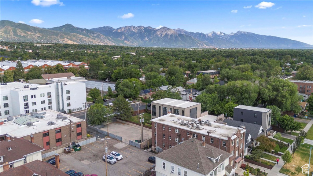 Aerial view of mountains