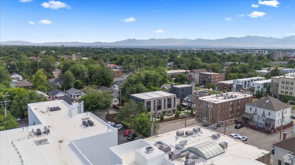 Drone / aerial view of mountains