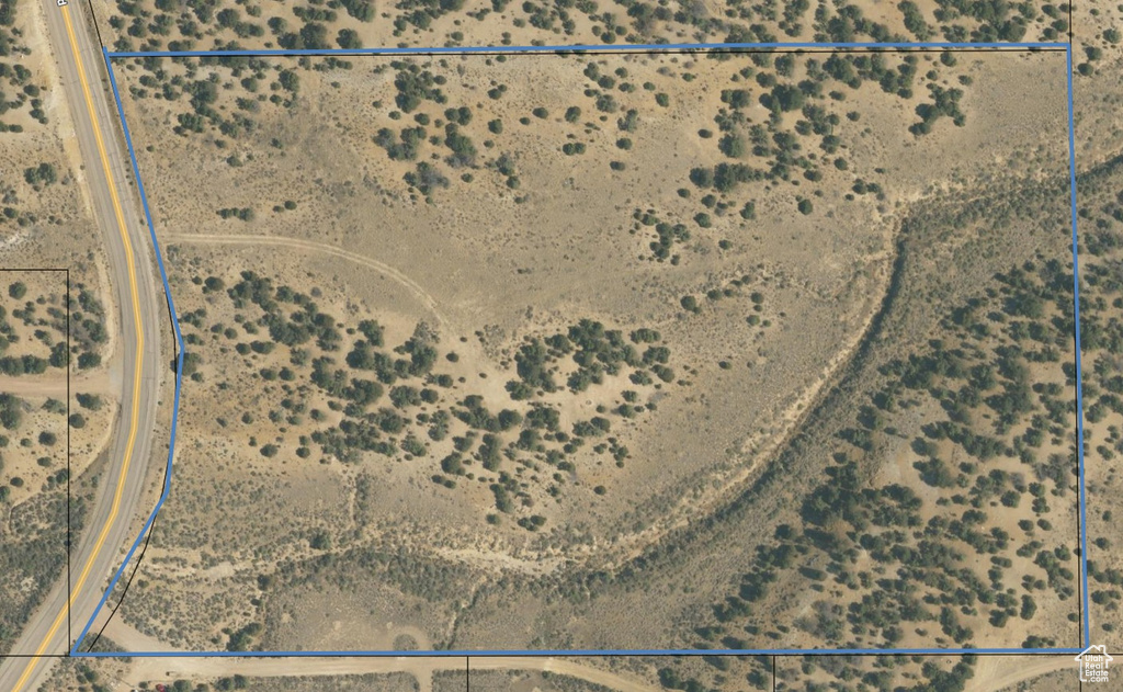Map / location with property parcel outlined