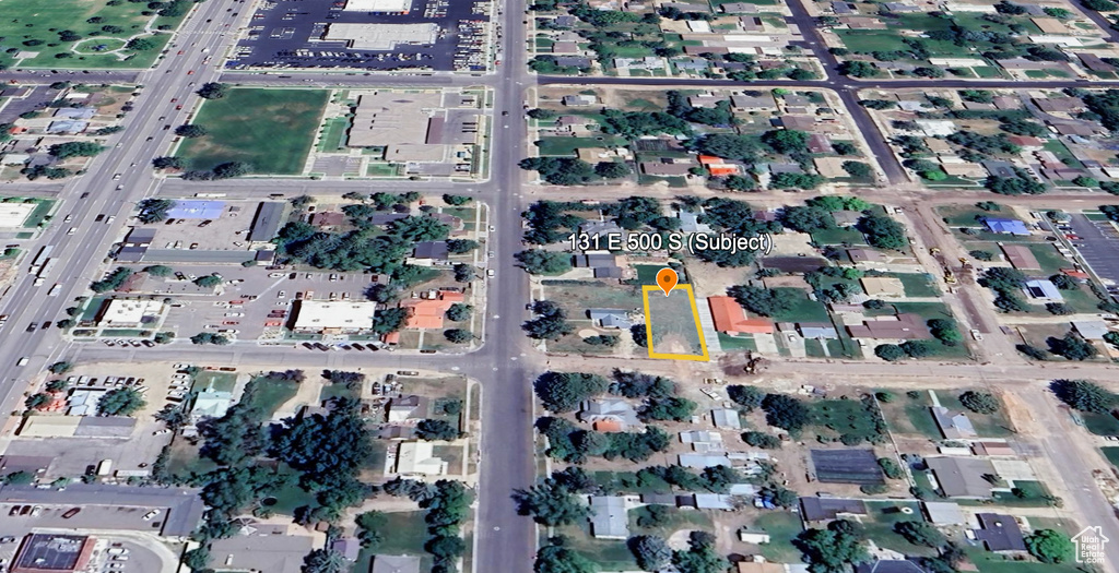 Aerial overview of property's location