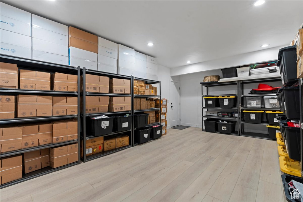 View of storage area