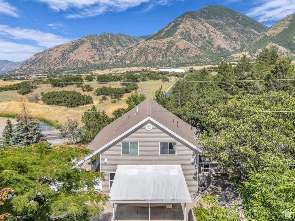 View of mountain backdrop