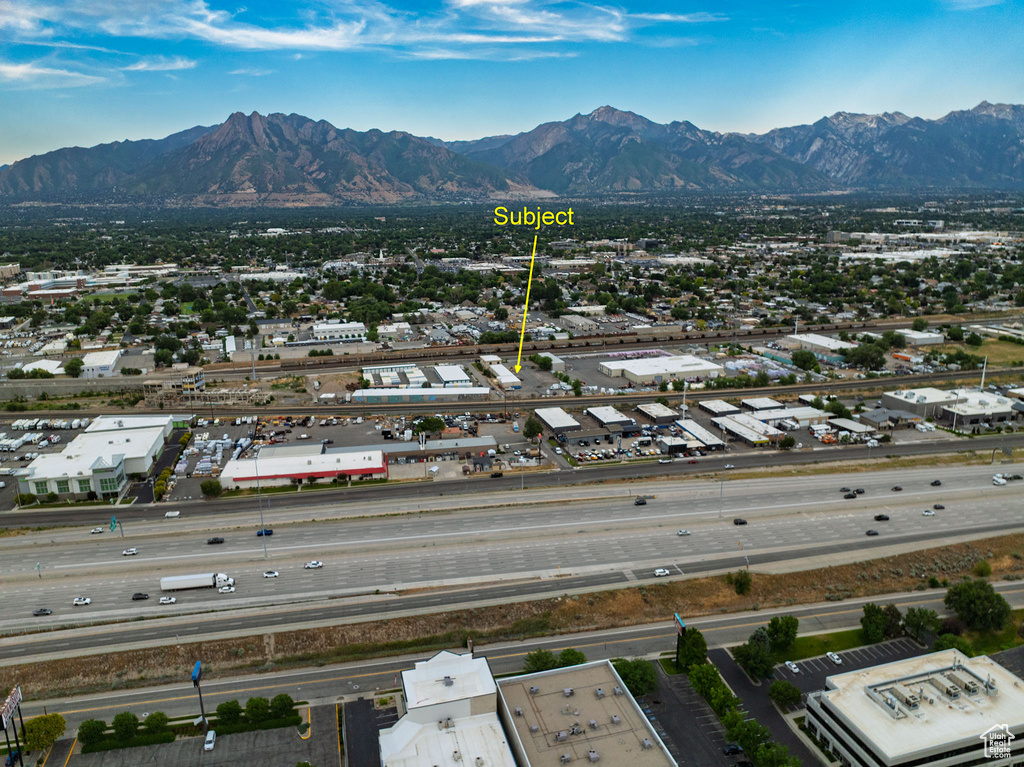 Bird's eye view of mountains
