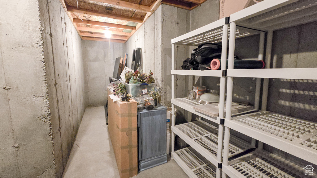 View of storage area
