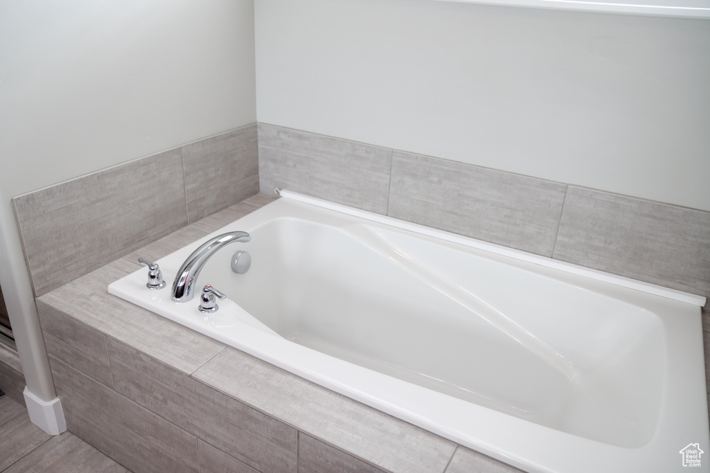 Bathroom with a bath