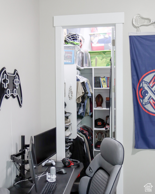 View of office area