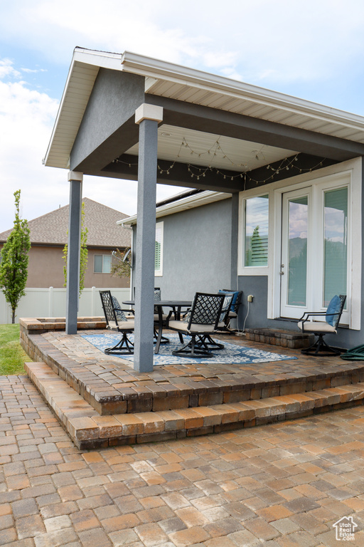 View of patio / terrace featuring outdoor dining space