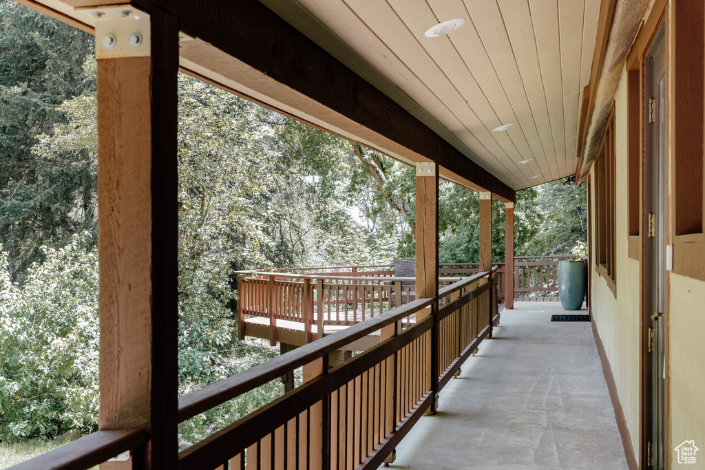 View of patio