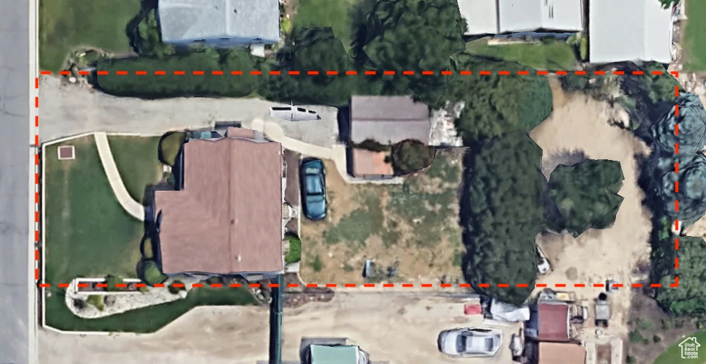 Map / location with property boundaries highlighted