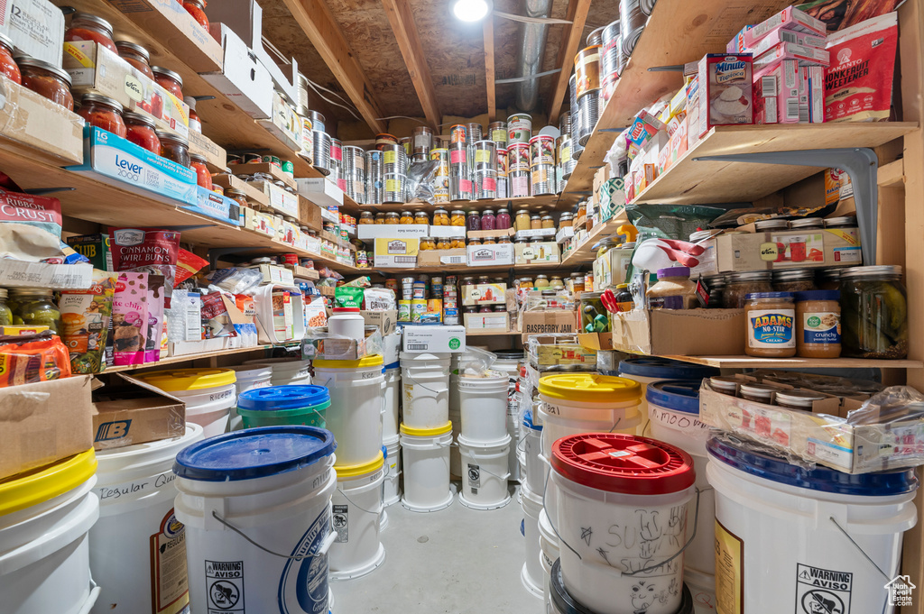 View of storage room