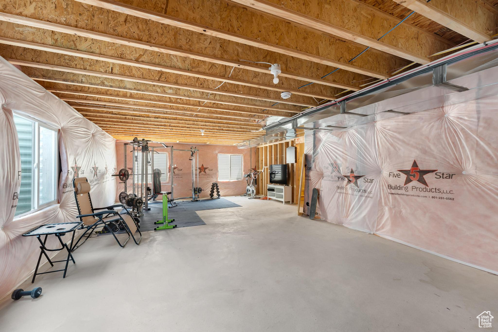 View of basement