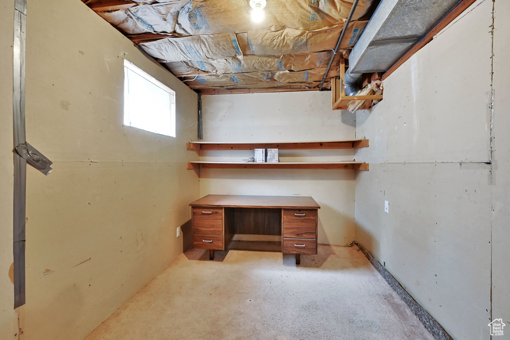 View of basement