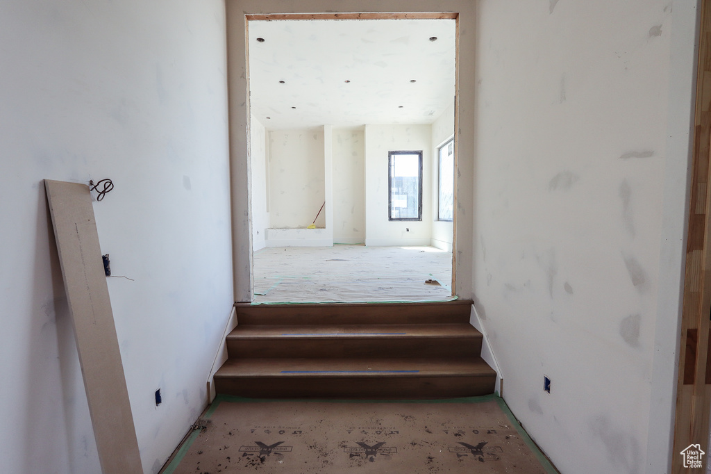 View of stairway