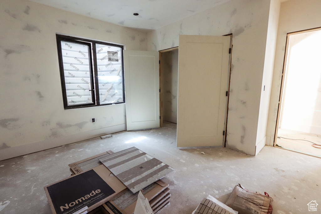 View of unfurnished bedroom