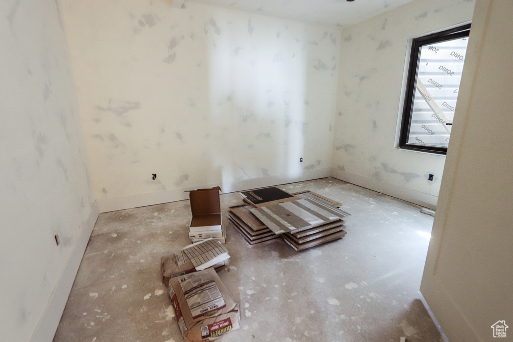 View of spare room
