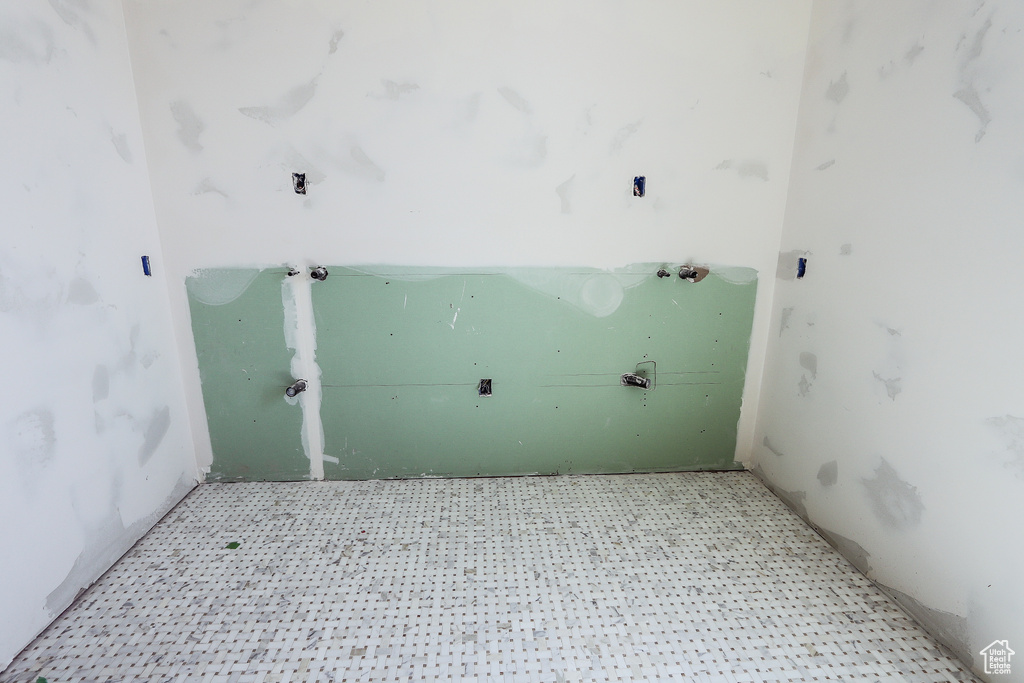 View of laundry room