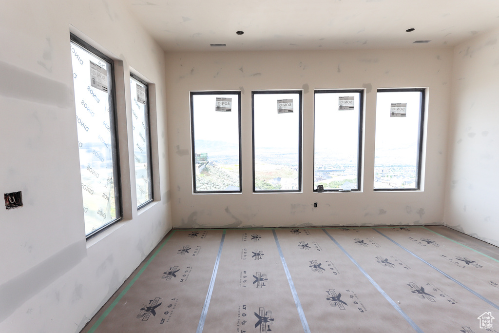 View of spare room
