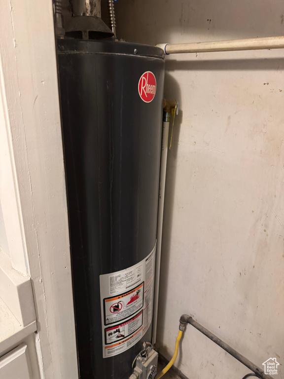 Utilities with gas water heater