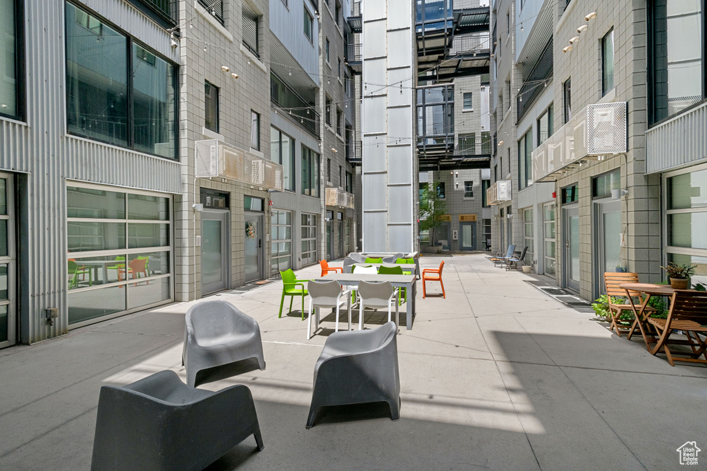 View of patio